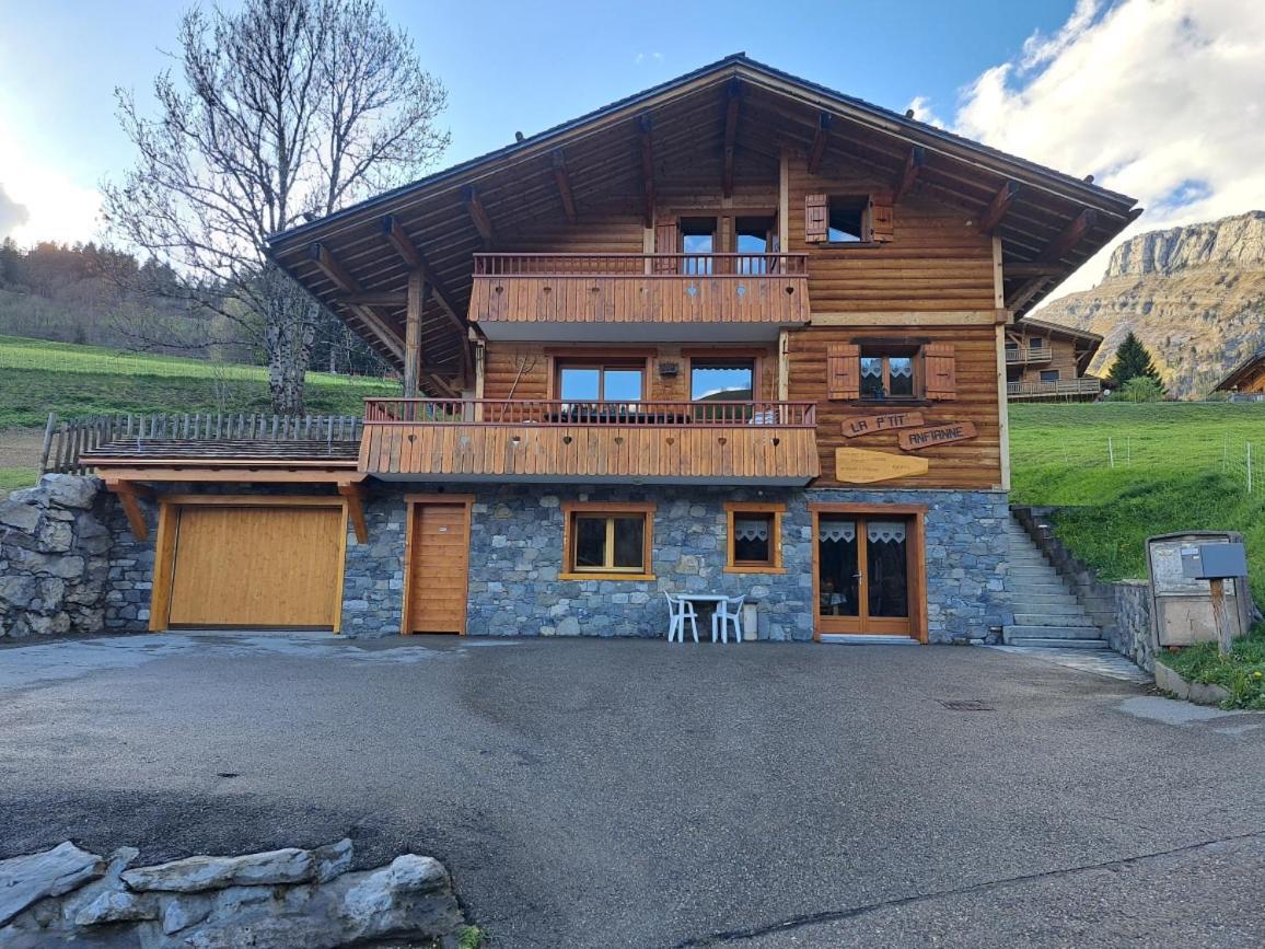 Appartement Cosy Face Aux Aravis Le Grand-Bornand Extérieur photo